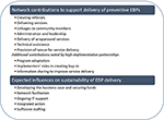 network-based delivery and sustainment of evidence-based