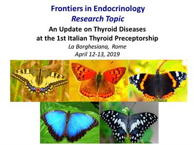 Cover image for research topic "An Update on Thyroid Diseases at the 1st Italian Thyroid Preceptorship
"