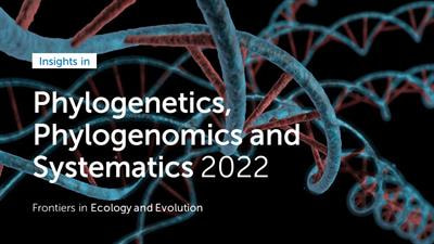 Cover image for research topic "Insights in Phylogenetics, Phylogenomics, and Systematics: 2022"