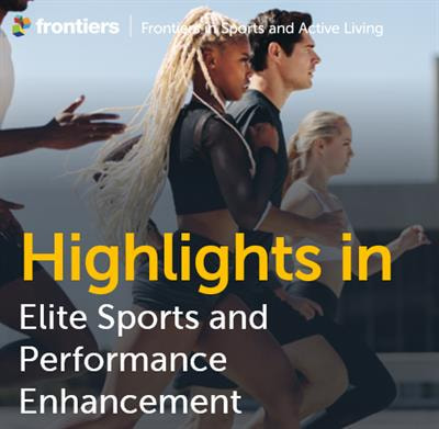 Cover image for research topic "Highlights in Elite Sports and Performance Enhancement: 2021/22"