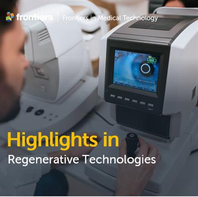 Cover image for research topic "Highlights in Regenerative Technologies 2021/22"