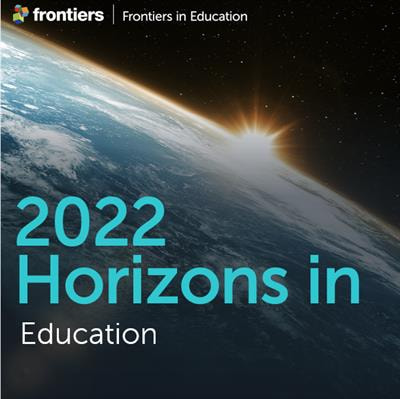 Cover image for research topic "Horizons in Education 2022"
