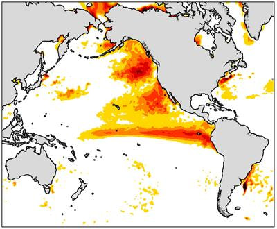 Cover image for research topic "Advances in Understanding Marine Heatwaves and Their Impacts"