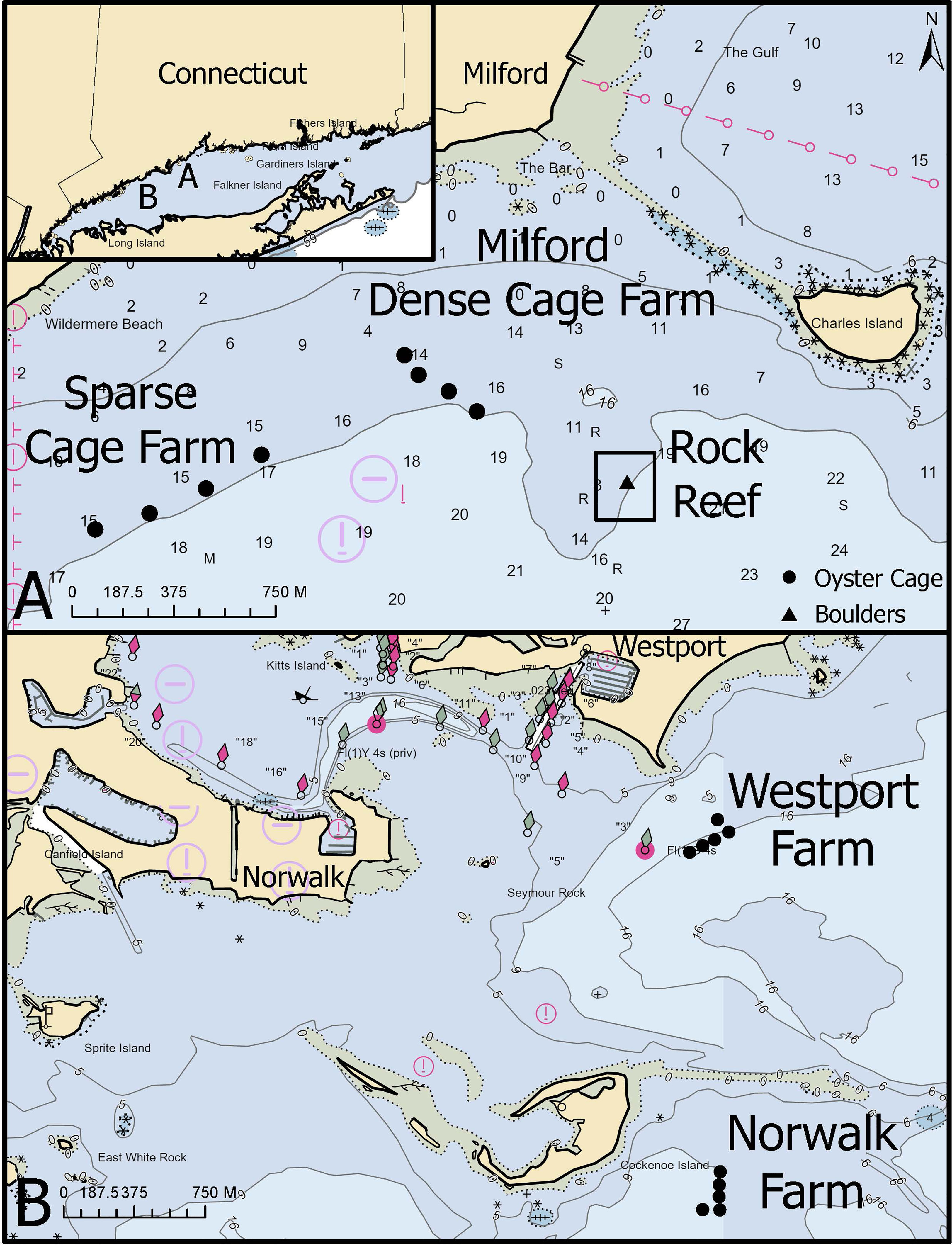 Frontiers  Oyster aquaculture cages provide fish habitat similar to  natural structure with minimal differences based on farm location