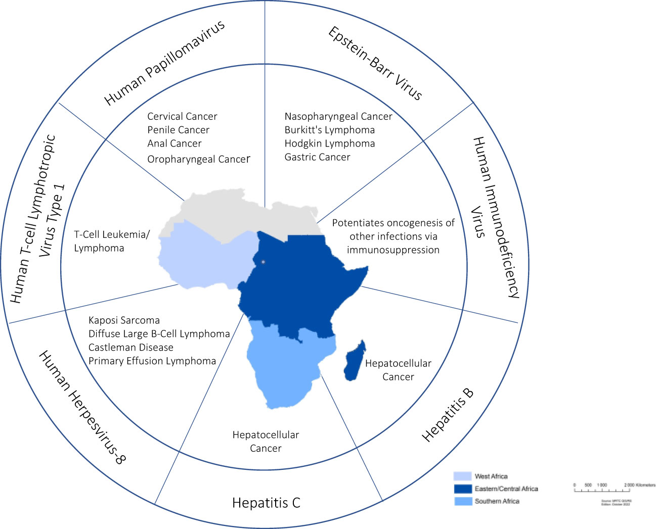 Frontiers Malignancy and viral infections in Sub-Saharan Africa A review