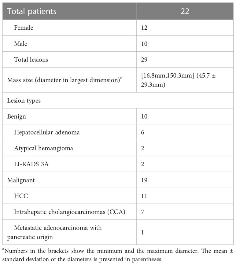 Frontiers  Morphometric analysis of tumor microvessels for detection of  hepatocellular carcinoma using contrast-free ultrasound imaging: A  feasibility study