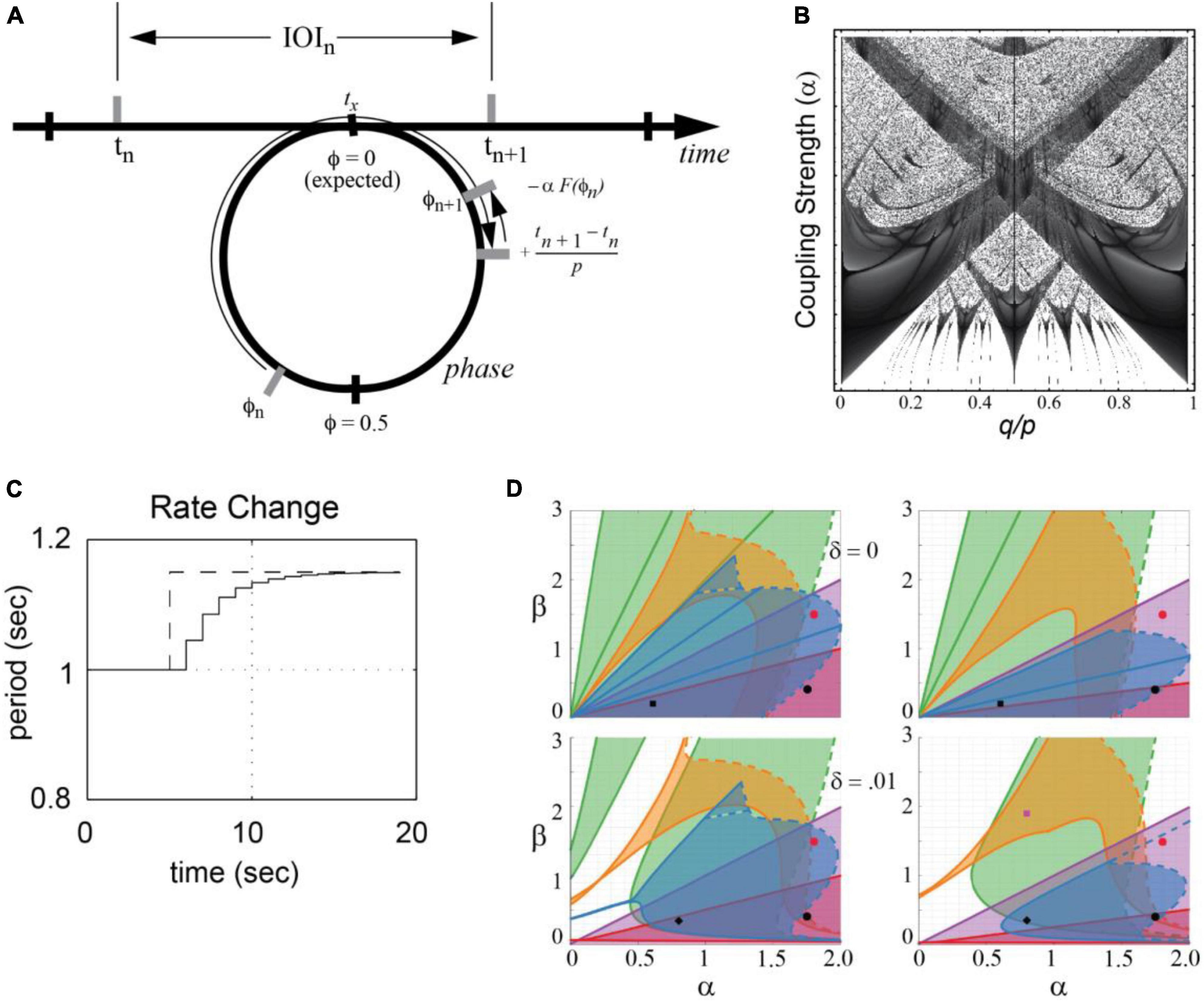 Examples of the response of single NMM column to oscillatory