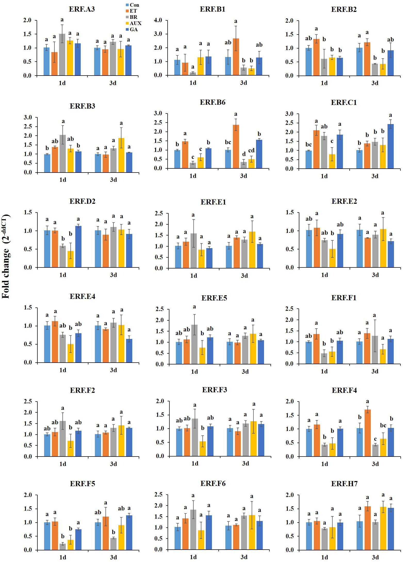 Frontiers | Hormonal regulation of ethylene response factors in tomato ...