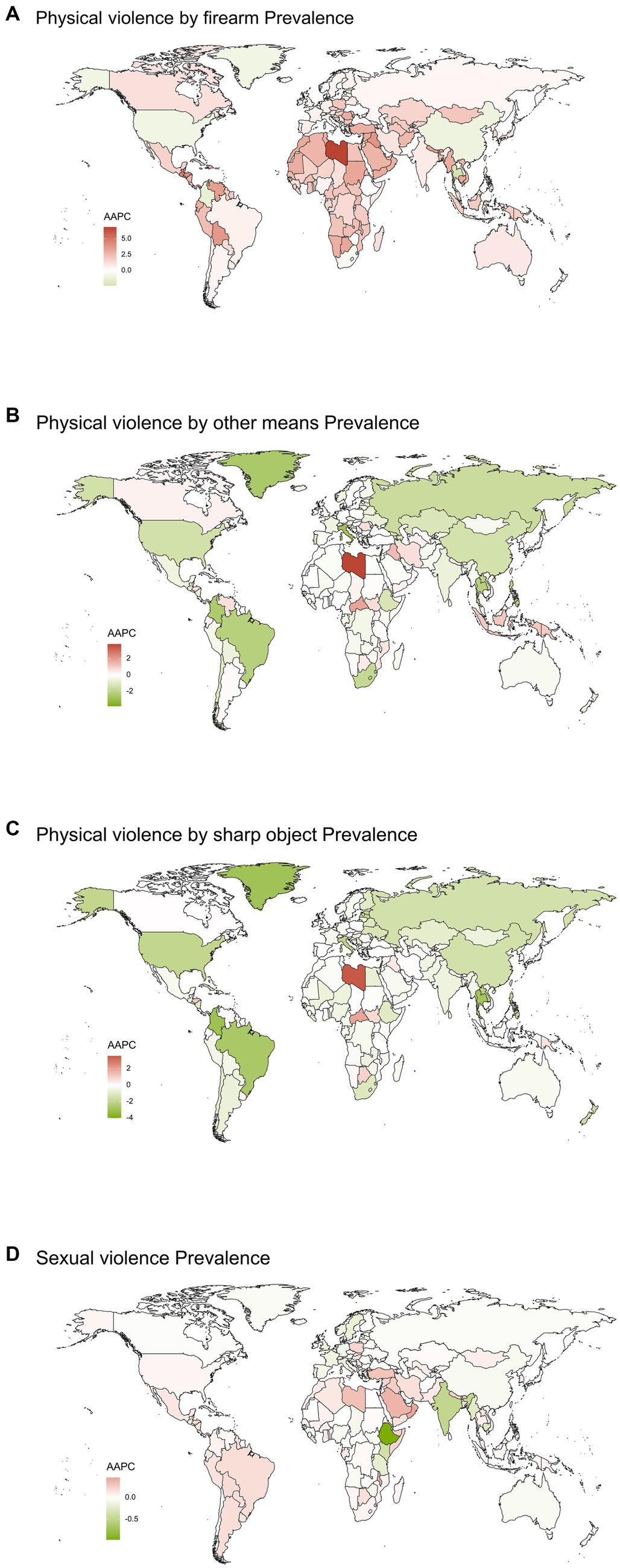 Frontiers Global Regional And National Burdens Of Interpersonal Violence In Young Women Aged 