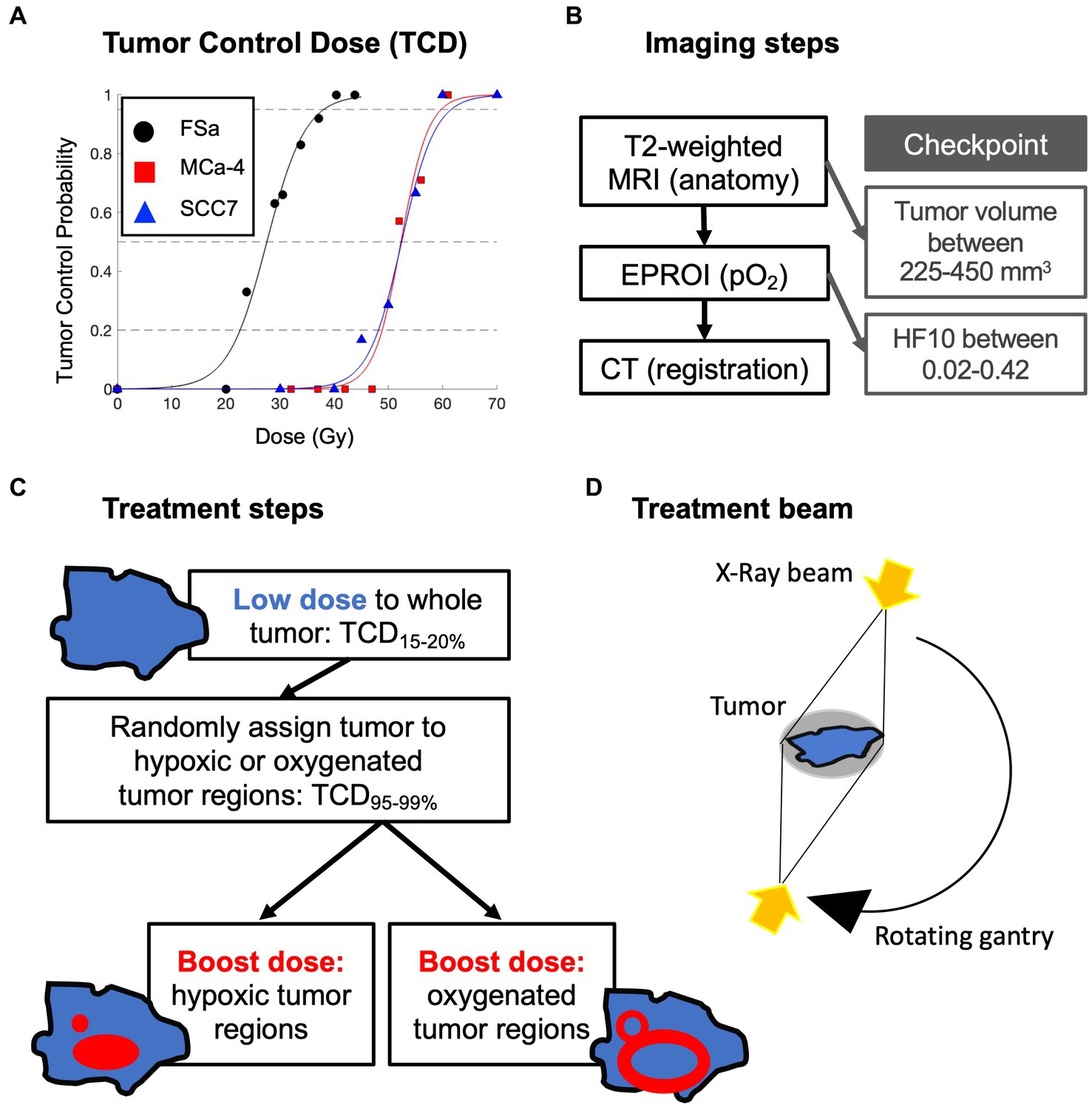 Frontiers | Absolute oxygen-guided radiation therapy improves