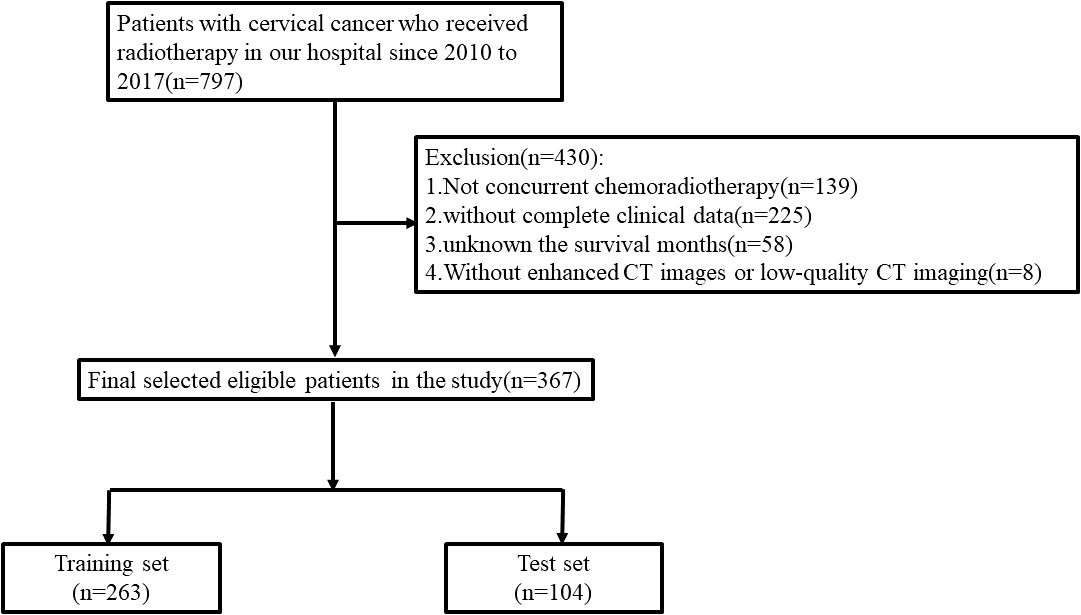 Frontiers  CT-based radiomics nomogram for overall survival