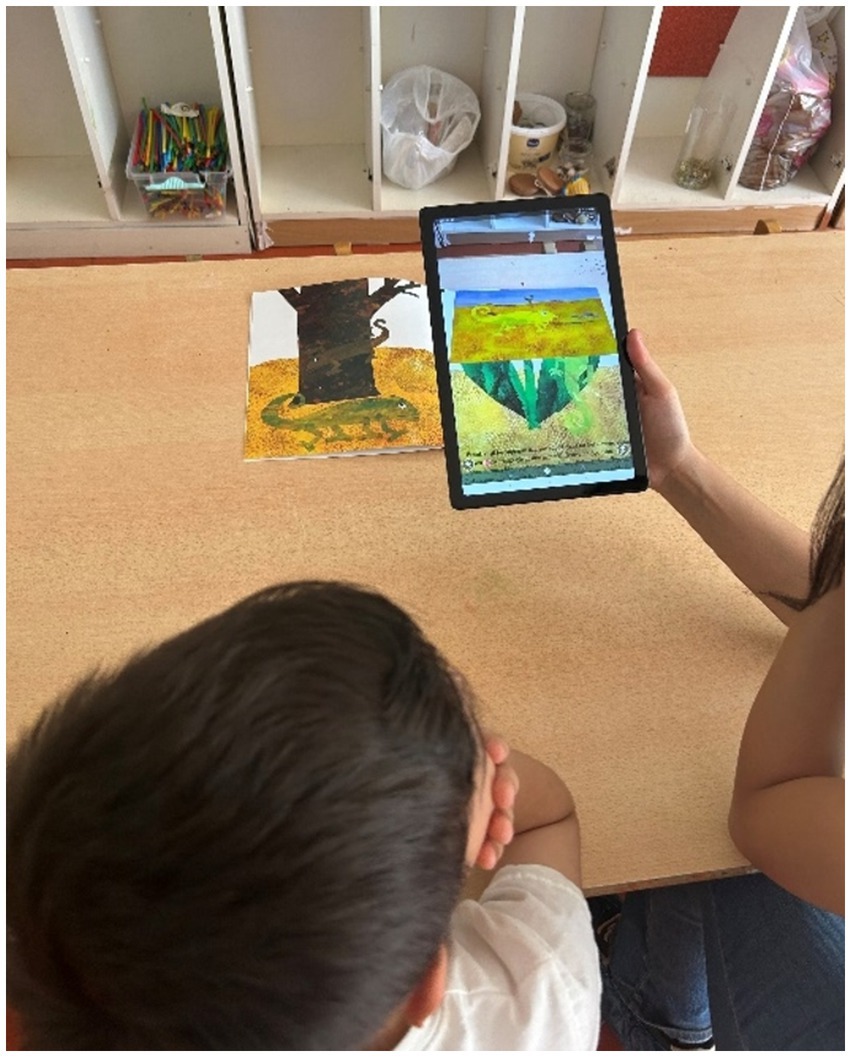 Augmented reality storybook application