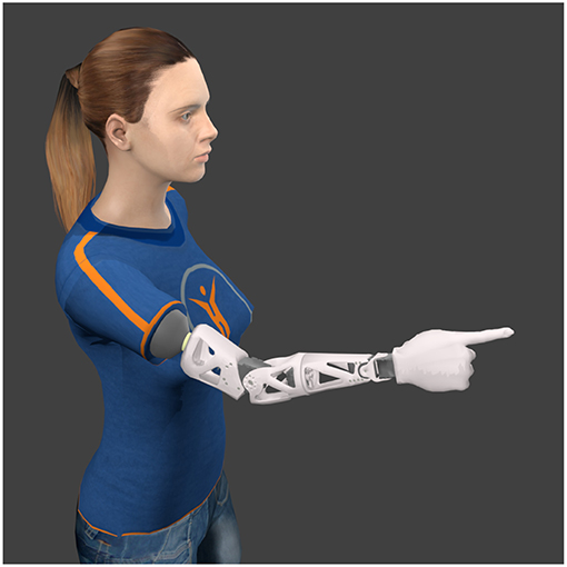 robotic human left arm