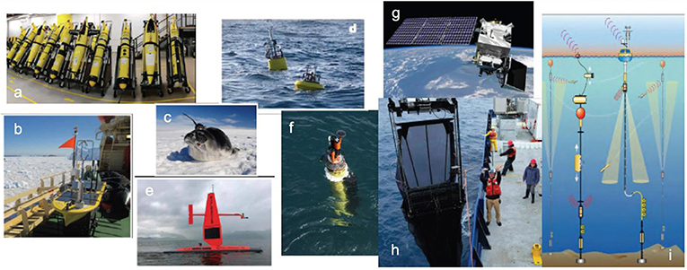 Figure 3 - Examples of sampling platforms.