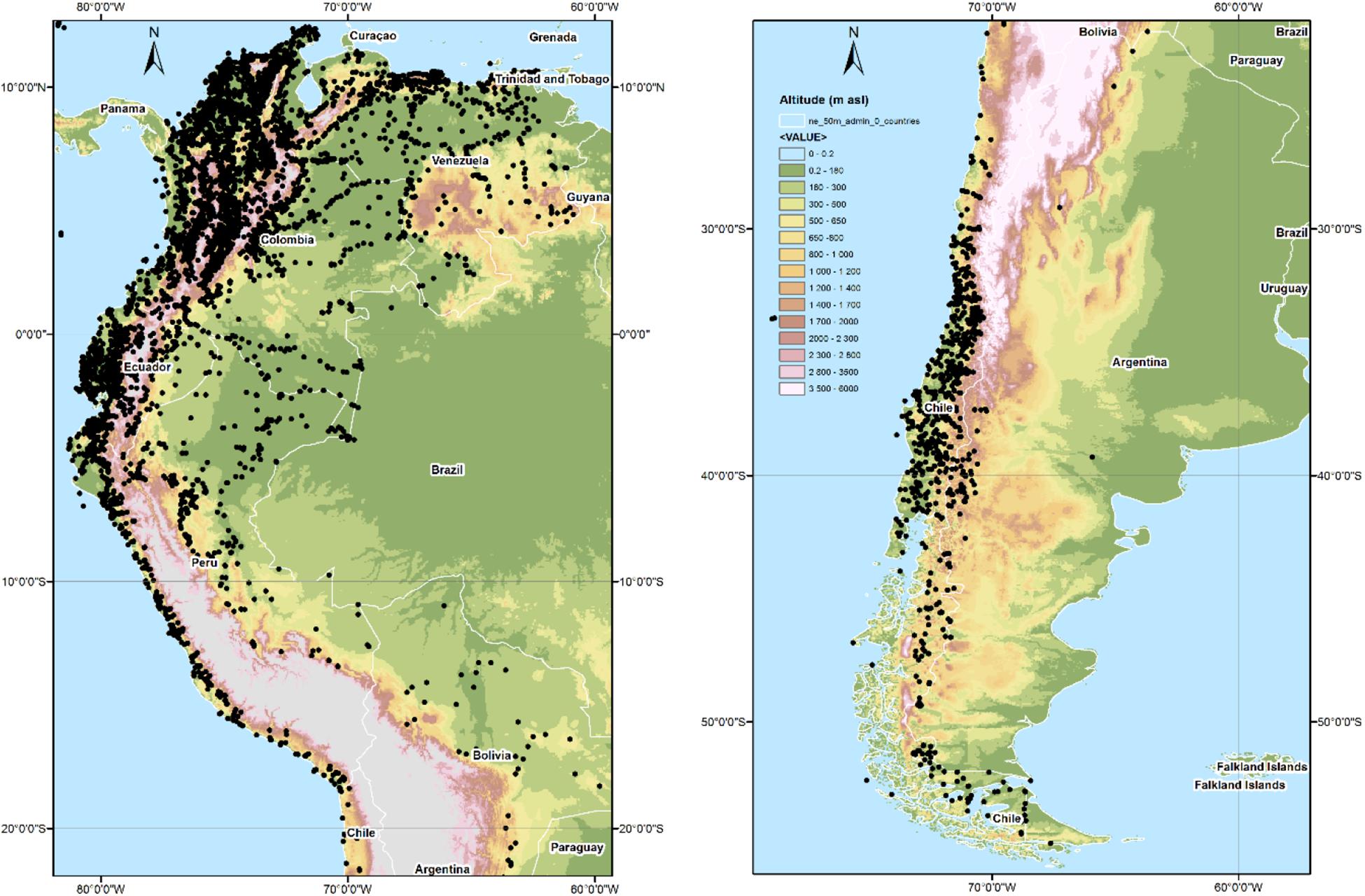 Frontiers Climatological And Hydrological Observations For The South American Andes In Situ Stations Satellite And Reanalysis Data Sets Earth Science