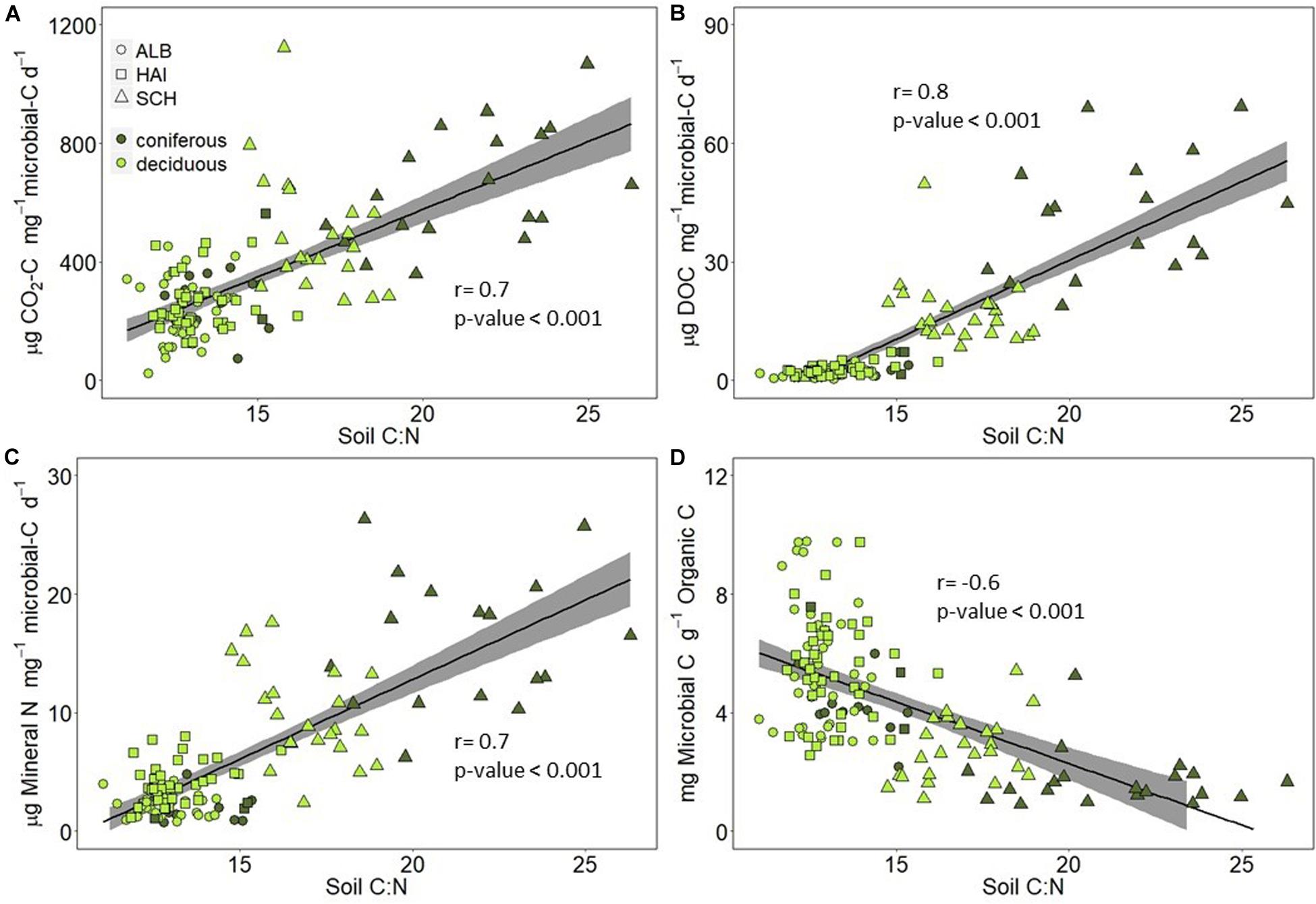 Frontiers Soil Organic Matter Mineralization As Driven By Nutrient Stoichiometry In Soils Under Differently Managed Forest Stands Forests And Global Change
