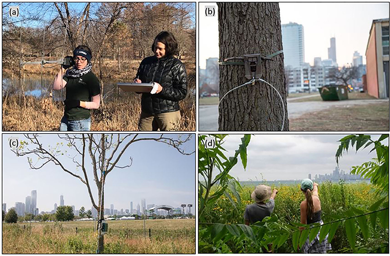 Figure 2 - Methods for monitoring urban wildlife.