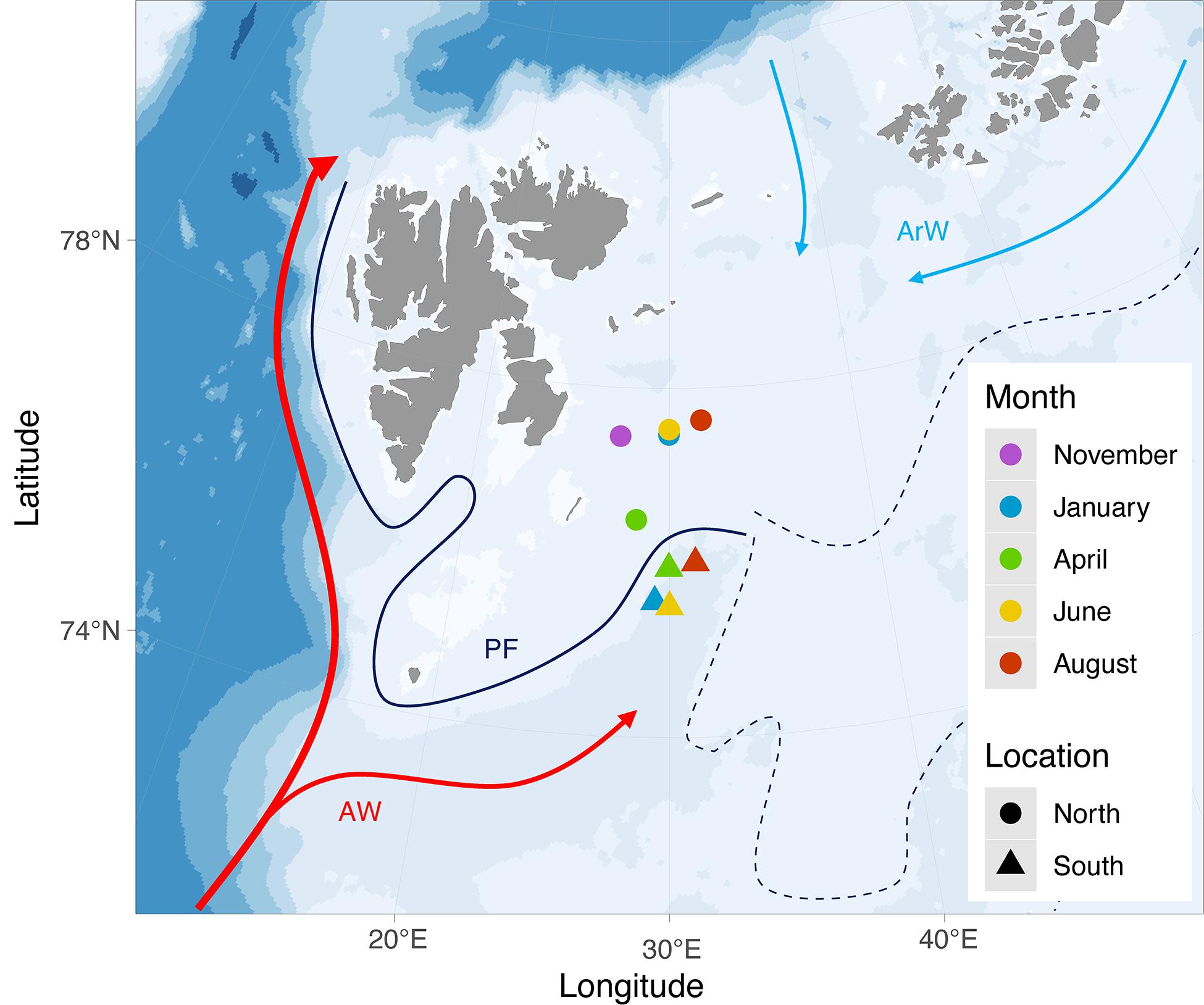 Frontiers | Meroplankton Diversity, Seasonality and Life-History Traits  Across the Barents Sea Polar Front Revealed by High-Throughput DNA Barcoding