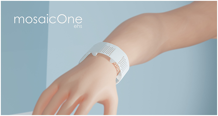 图3 -我们的新振动腕带的设计。