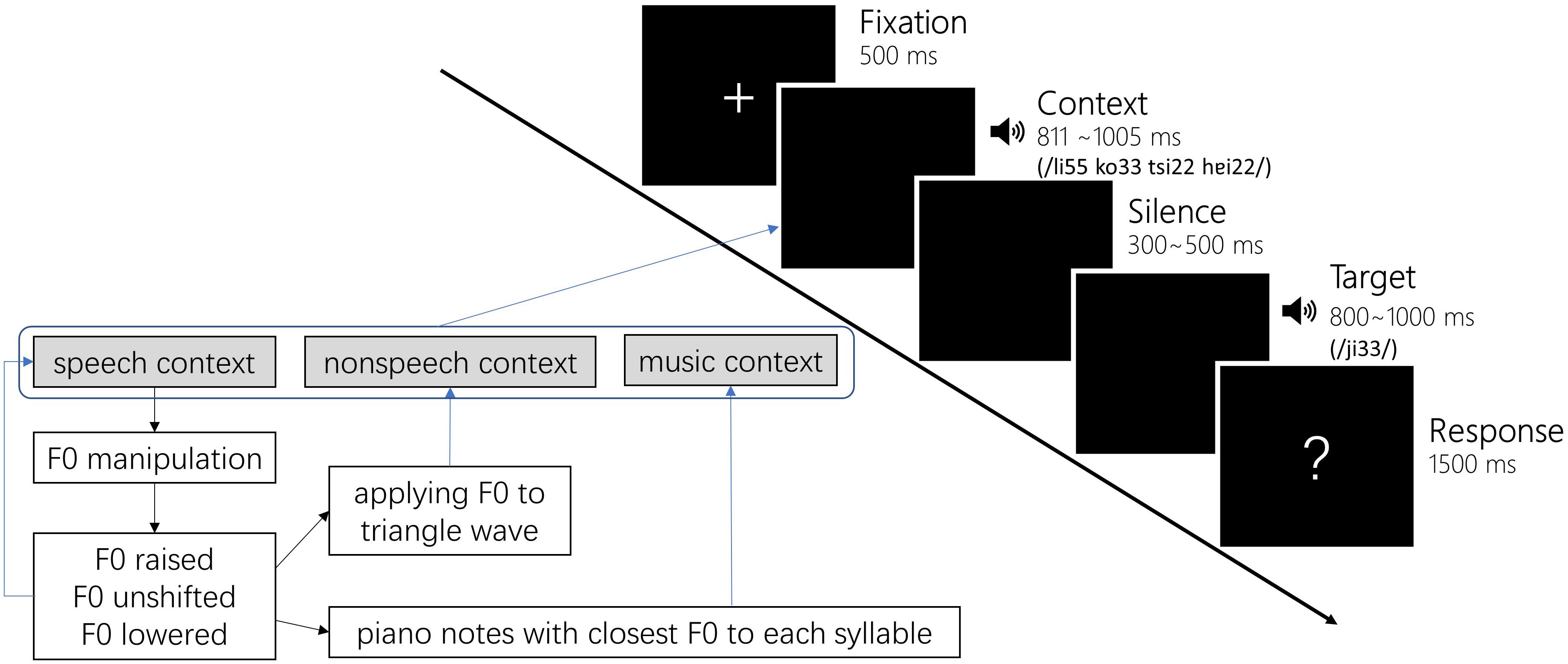 Frontiers  Music Does Not Facilitate Lexical Tone Normalization