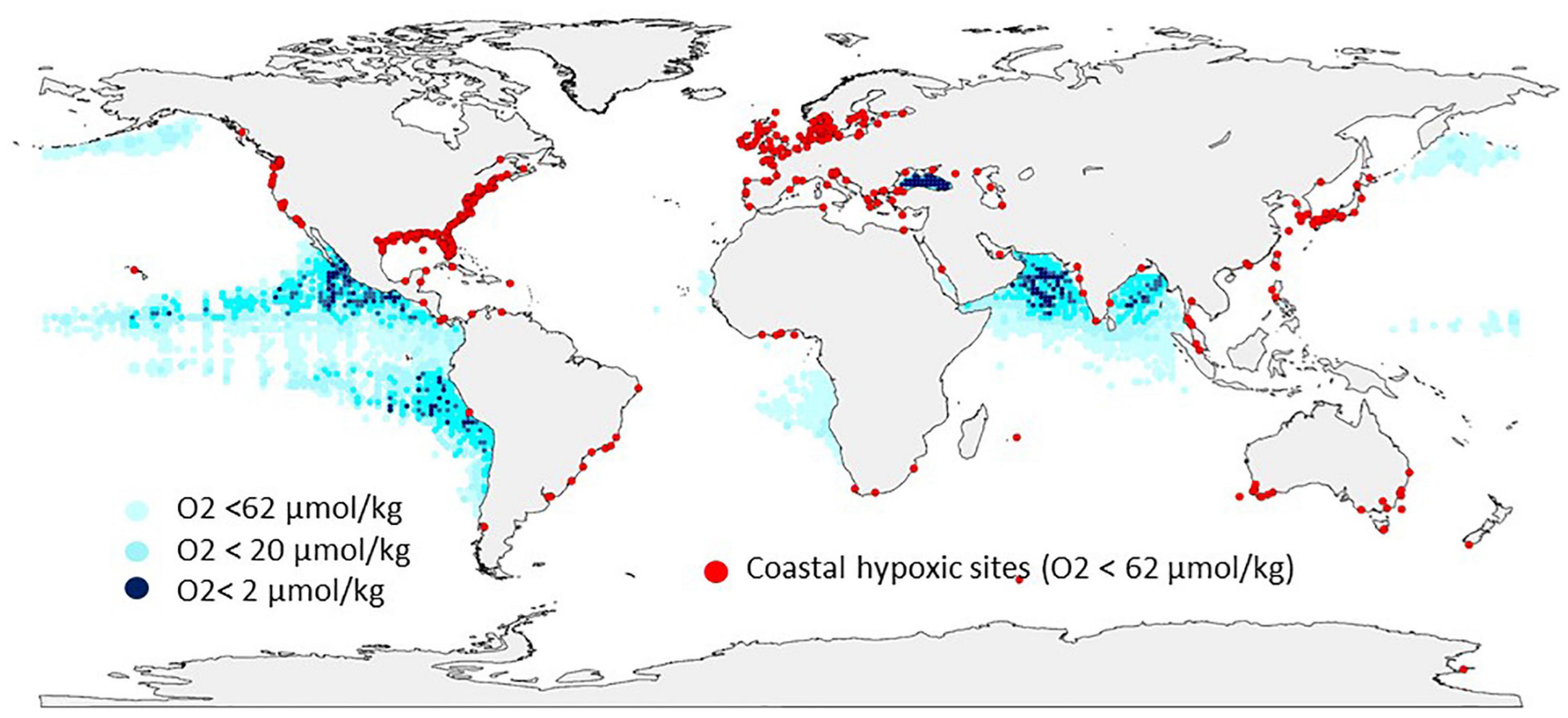 Frontiers  A Global Ocean Oxygen Database and Atlas for Assessing and  Predicting Deoxygenation and Ocean Health in the Open and Coastal Ocean