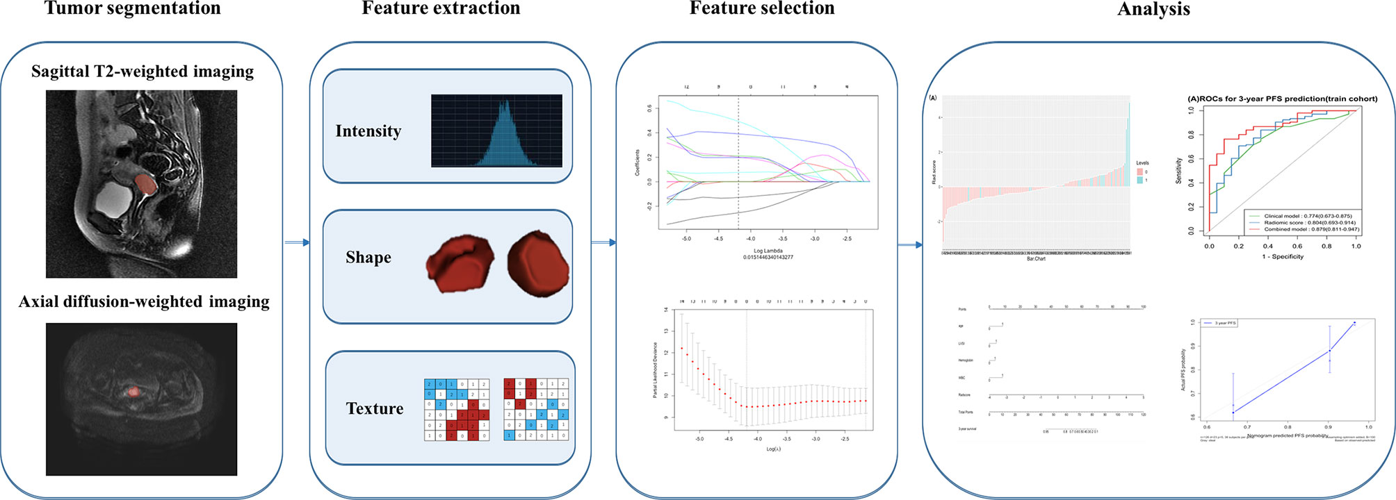 Frontiers Mri Radiomic Features A Potential Biomarker For Progression Free Survival