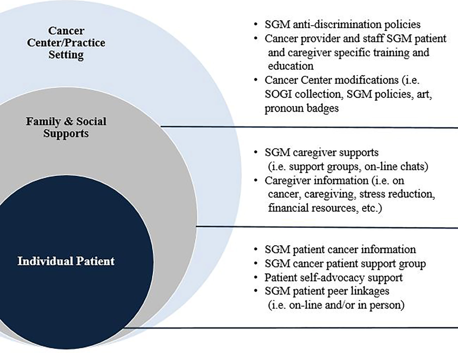 Frontiers  Improving Sexual and Gender Minority Cancer Care: Patient and  Caregiver Perspectives From a Multi-Methods Pilot Study