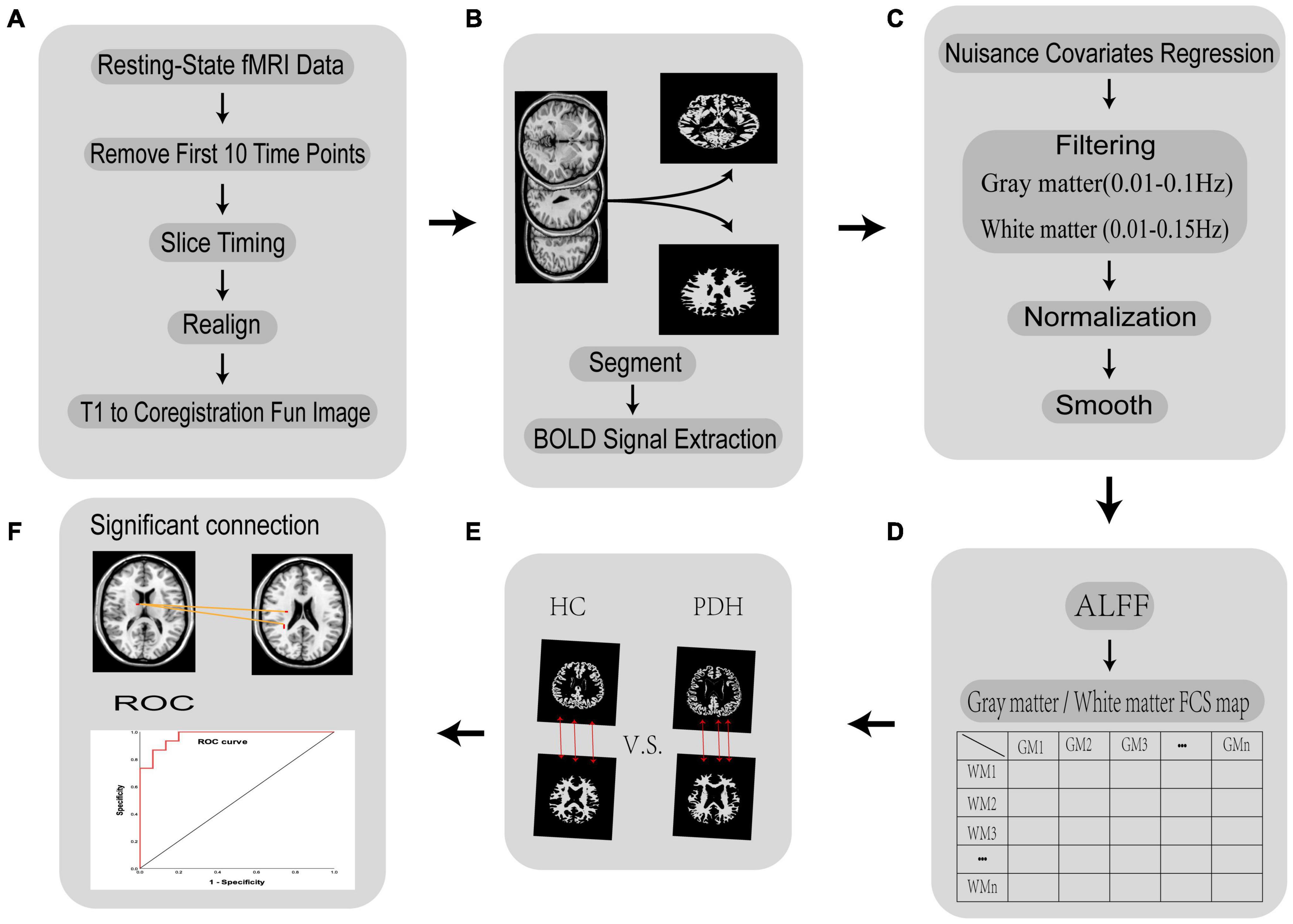 Frontiers | Functional Covariance Connectivity of Gray and White