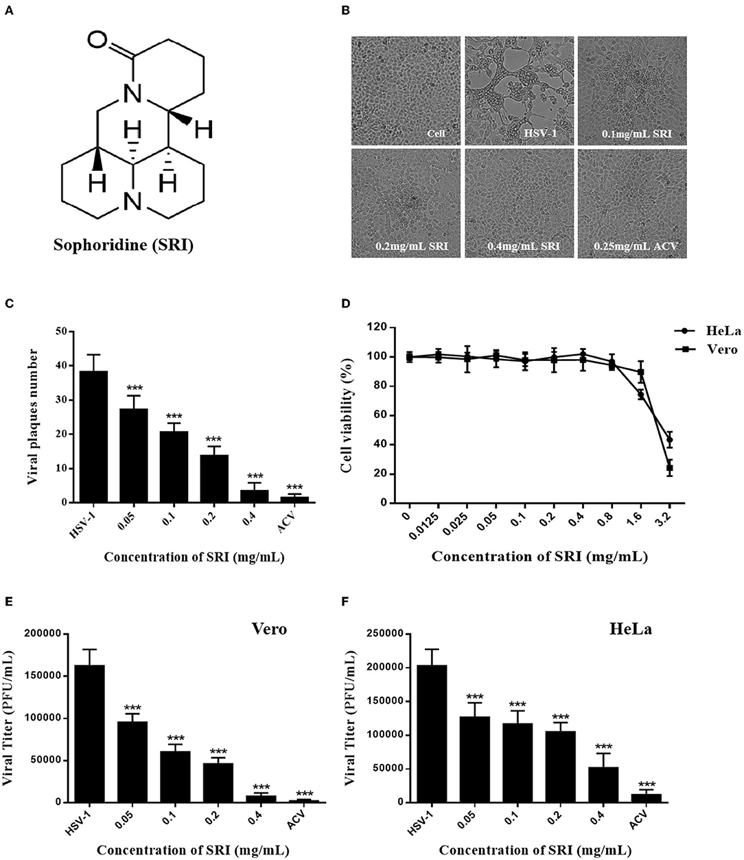 Frontiers | Sophoridine Suppresses Herpes Simplex Virus Type 1 ...