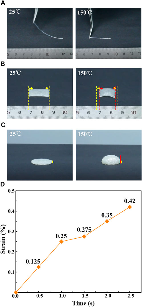 3D Printing of Functionally Graded Films by Controlling Process Parameters
