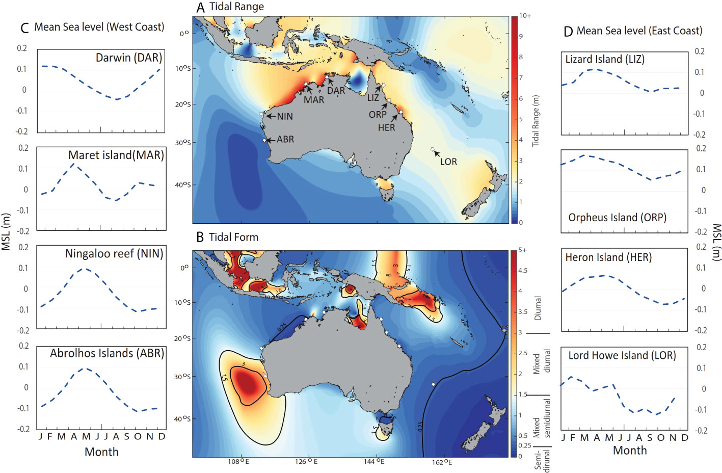 Frontiers Daily Timing Of Low Tide Drives Seasonality In Intertidal 