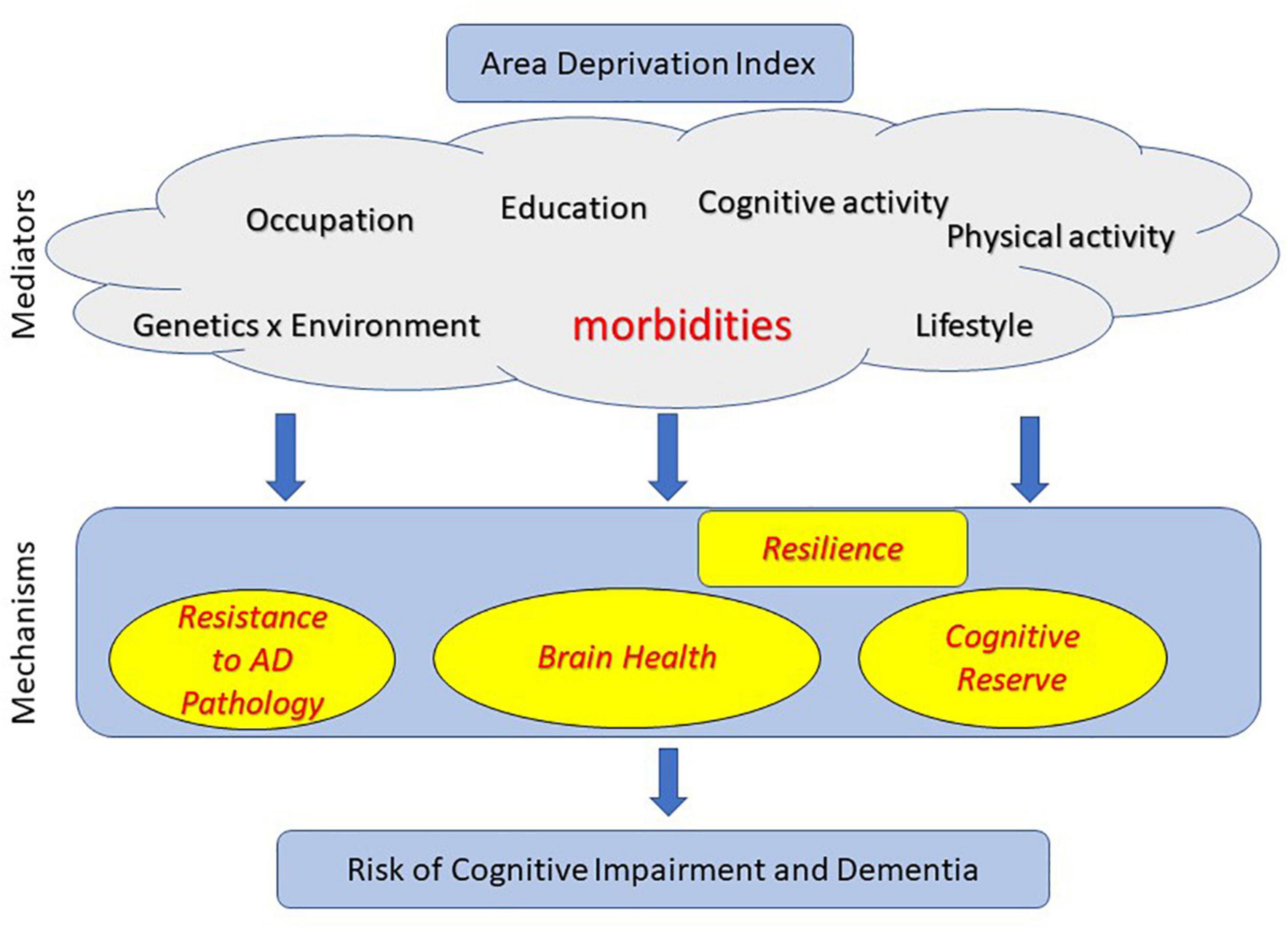 Frontiers Area Deprivation Index As A Surrogate Of Resilience In 