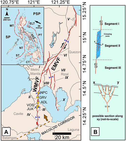 philippine fault line map