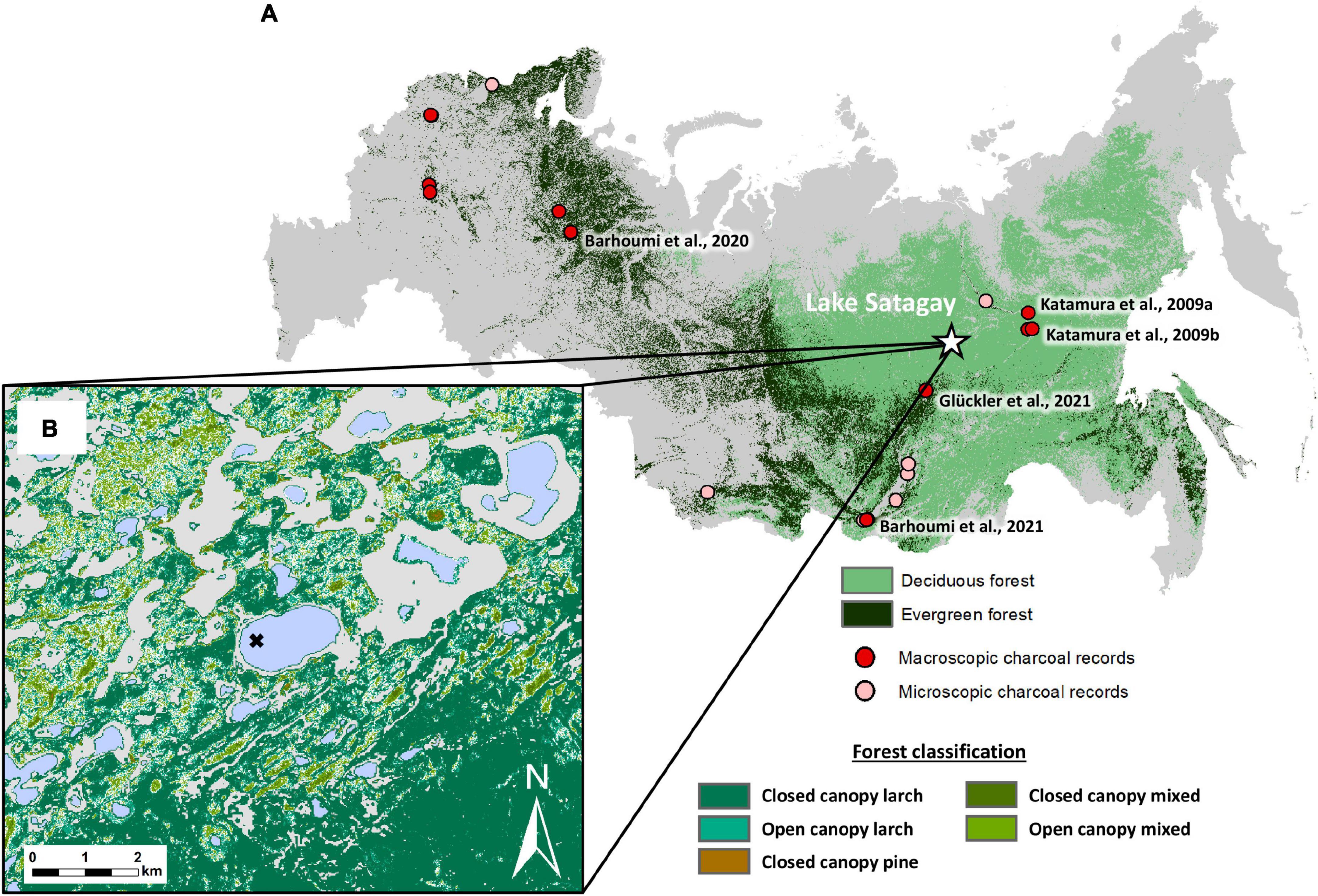 Frontiers  Holocene wildfire and vegetation dynamics in Central
