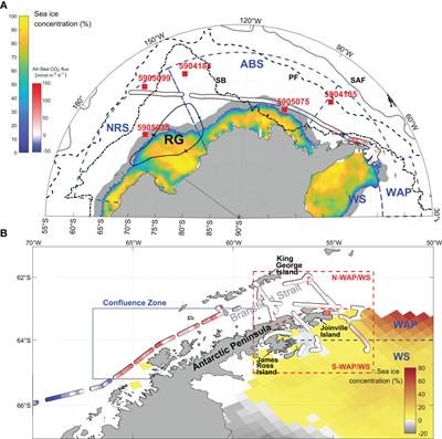 Frontiers | Assessment of austral autumn air–sea CO2 exchange in the ...