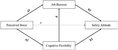 The Mechanisms Linking Perceived Stress to Pilots' Safety Attitudes: A Chain Mediation Effect of Job Burnout and Cognitive Flexibility