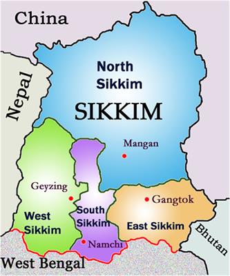 Sikkim And West Bengal Map Frontiers | Eliminating Dog-Mediated Rabies In Sikkim, India: A 10-Year  Pathway To Success For The Sarah Program | Veterinary Science