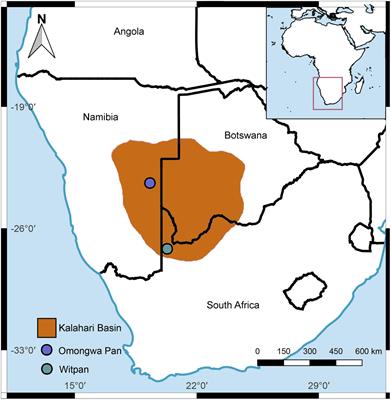 kalahari desert in africa map