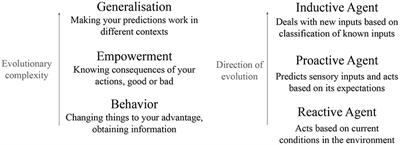 Frontiers Reactive Proactive And Inductive Agents An Evolutionary Path For Biological And Artificial Spiking Networks Frontiers In Computational Neuroscience