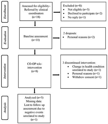 Frontiers Activity Performance Participation And Quality Of Life Among Adults In The Chronic Stage After Acquired Brain Injury The Feasibility Of An Occupation Based Telerehabilitation Intervention Neurology