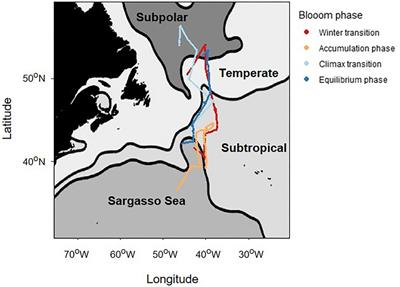 Frontiers Phytoplankton Growth And Productivity In The Western North Atlantic Observations Of Regional Variability From The Naames Field Campaigns Marine Science