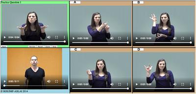The Development and Evaluation of a New ASL Text ... - Frontiers