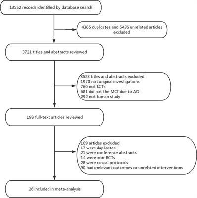 Frontiers A Meta Analysis Of Cognitive Impairment And Decline