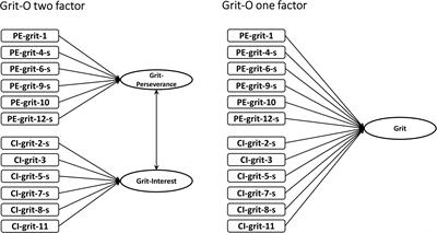 Frontiers Measuring Perseverance And Passion In Distance Education Students Psychometric Properties Of The Grit Questionnaire And Associations With Academic Performance Psychology