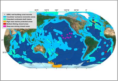 Frontiers | Coral Reefs of the High Seas: Hidden Biodiversity Hotspots ...