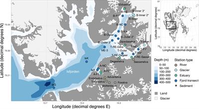 Frontiers Terrestrial Inputs Shape Coastal Bacterial And Archaeal Communities In A High Arctic Fjord Isfjorden Svalbard Microbiology