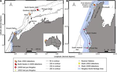 Frontiers | Acoustic Telemetry Around Western Australia’s Oil and Gas ...