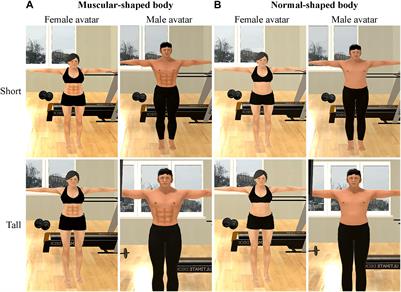 401px x 292px - Frontiers | Exercising With a Six Pack in Virtual Reality: Examining the  Proteus Effect of Avatar Body Shape and Sex on Self-Efficacy for  Core-Muscle Exercise, Self-Concept of Body Shape, and Actual Physical