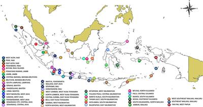 Frontiers Homogeneity And Possible Replacement Of Populations Of The Dengue Vectors Aedes Aegypti And Aedes Albopictus In Indonesia Cellular And Infection Microbiology