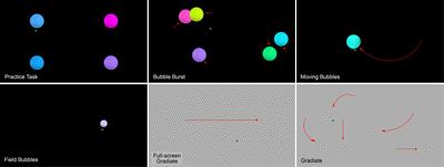 Frontiers | Tracking-Based Interactive Assessment of Saccades, Pursuits ...